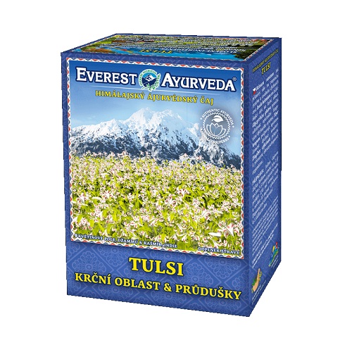 Everest Ayurveda Čaj Tulsi Krční Oblast 100 g