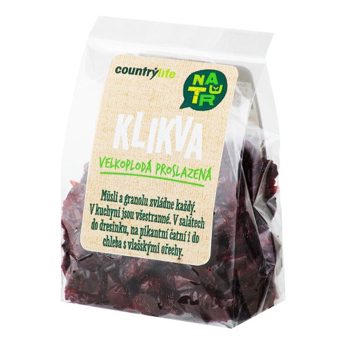 klikva velkoploda proslazena country life countrylife brusinka susene ovoce vegan obchod veganobchod vegan felicity veganfelicity musli granola brusinka klikvy snidane mocove cesty brusnice infekce svickova omacka hermelin syr americka brusinka americke brusinky
