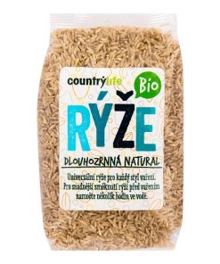 Country Life Rýže Dlouhozrnná Natural BIO