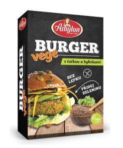 Amylon Vege Burger Čočka Bylinky 125 g