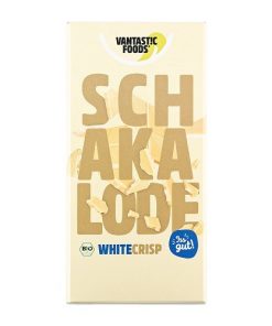 Vantastic Foods Čokoláda Bílá Schakalode BIO 80 g