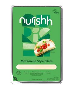 Nurishh Rostlinný Sýr Plátky Mozzarella 120 g