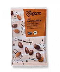 Veganz Mandle v Čokoládě se Skořicí BIO 50 g
