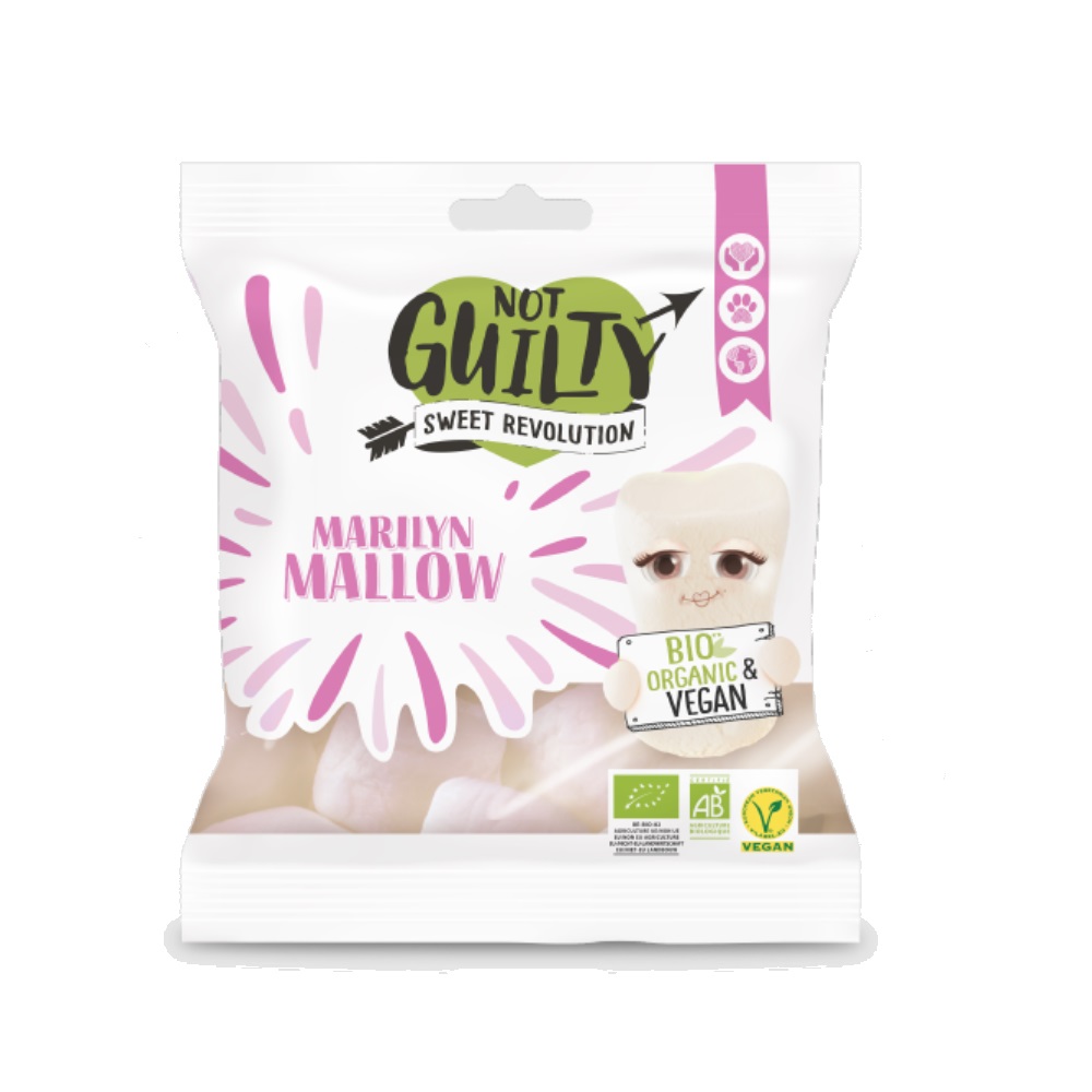 Not Guilty Marilyn Mallow Vanilkové Marshmallows BIO 80 g