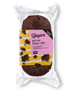 Veganz Muffins Dvojitá Čokoláda 150 g