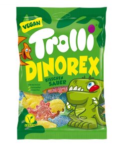 Trolli Bonbóny Gumové Dinorex Kyselé 200 g