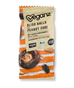 Veganz Kuličky Kakao Arašídové Máslo BIO 40 g