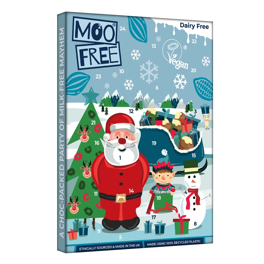 Moo Free Adventní Kalendář Bílá Čokoláda 70 g