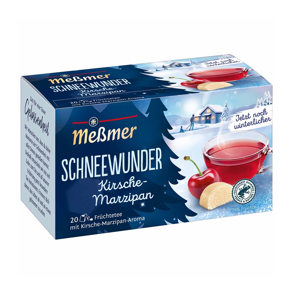 Meßmer Čaj Schneewunder Třešeň Marcipán 55 g