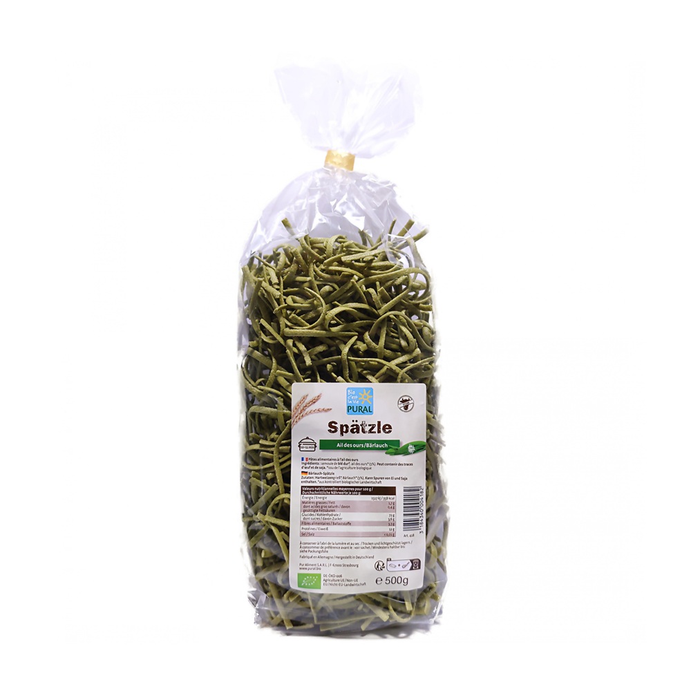 Pural Těstoviny Špecle Medvědí Česnek BIO 500 g