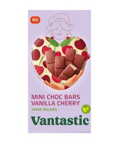 Vantastic Foods Čokoládové Tyčinky Vanilka Třešně 100 g